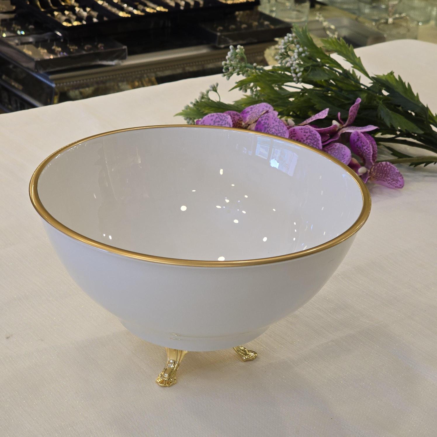 26 cm Porselen Salata Kasesi Gold