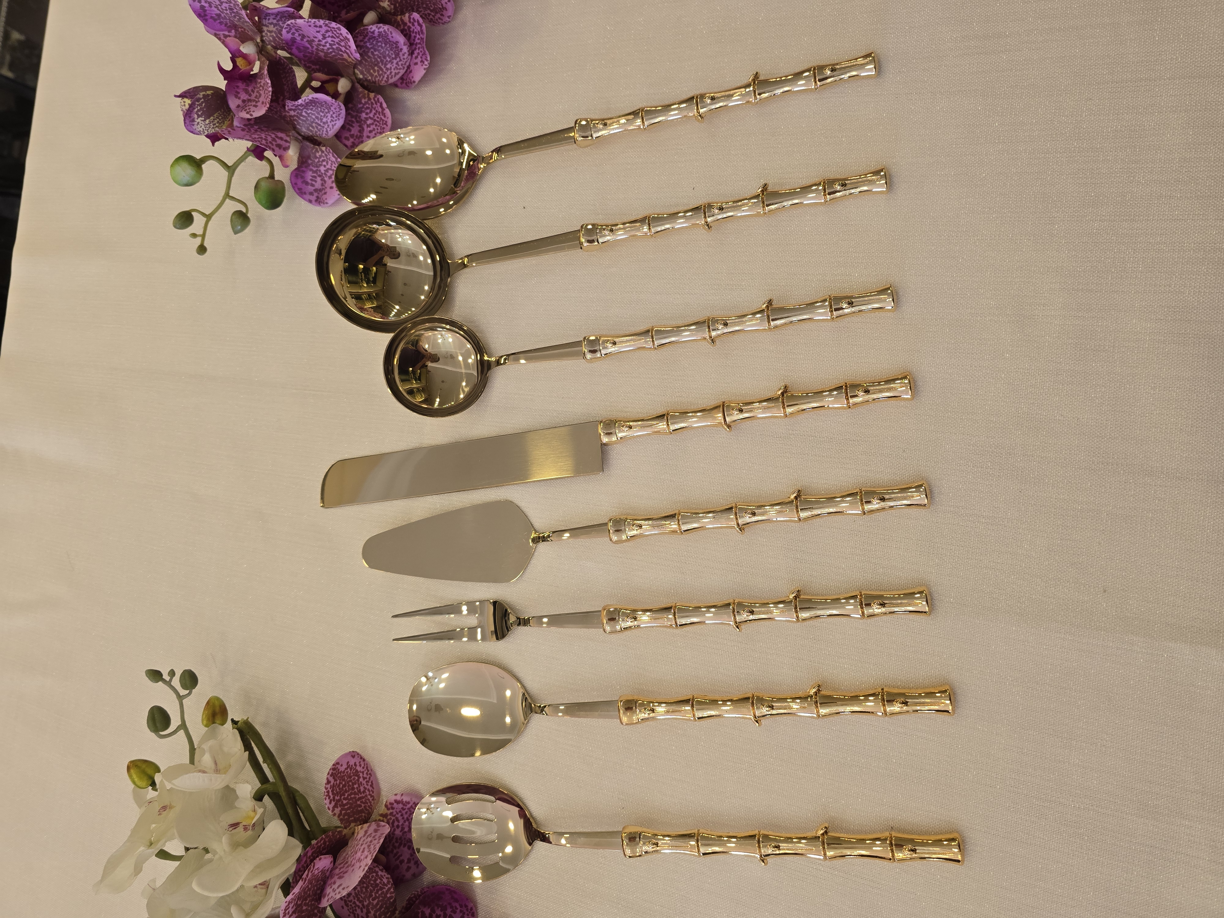 Bambu 8 Parça Servis Seti Gold