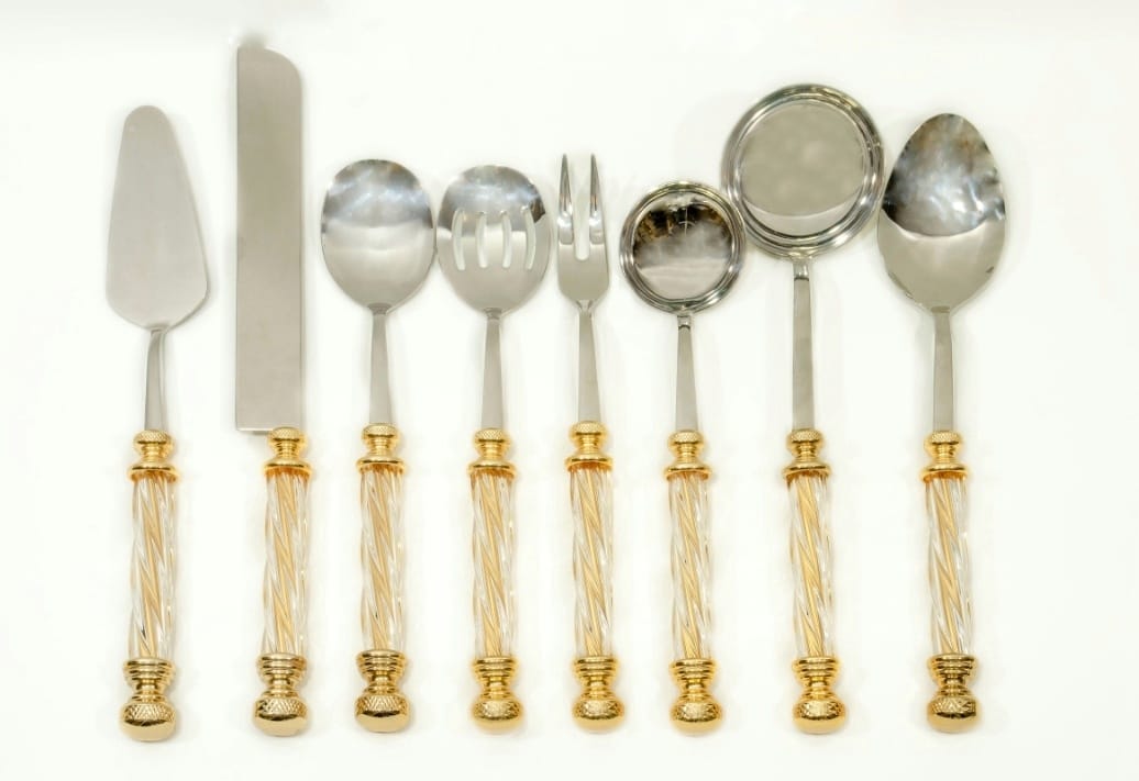 8 Parça Kristal Servis Seti