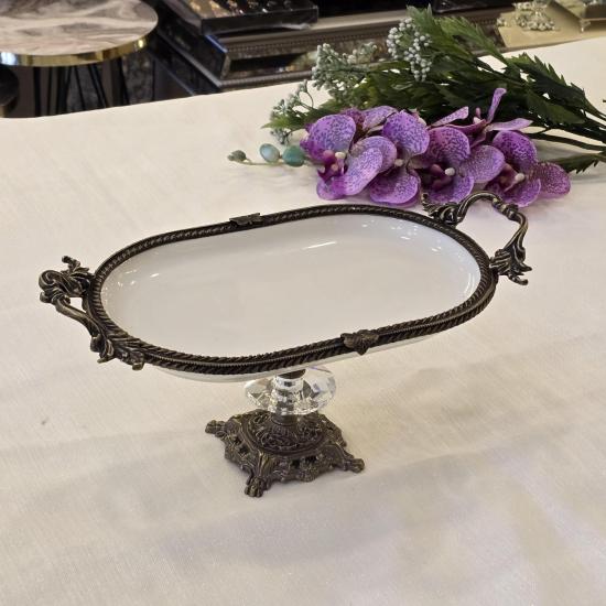 Porselen Servis Tabağı 25 cm