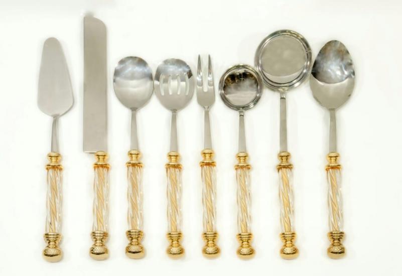 8 Parça Kristal Servis Seti