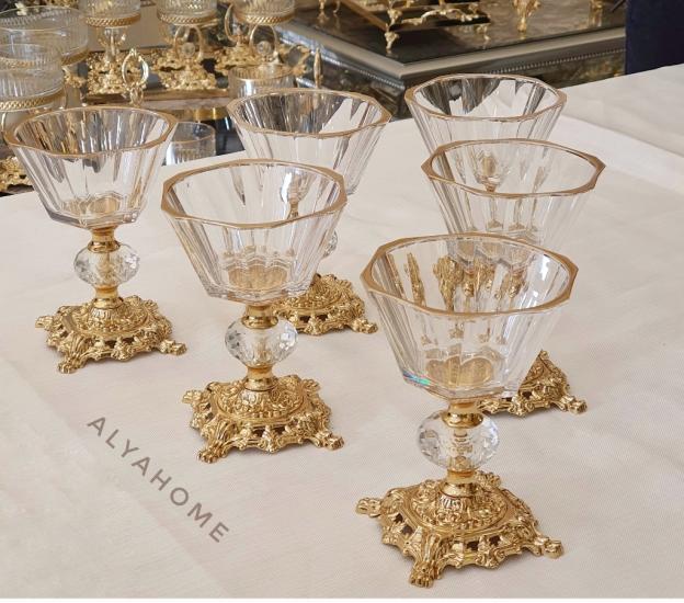 6’li set Gold Yaldızlı dondurma sunumluk