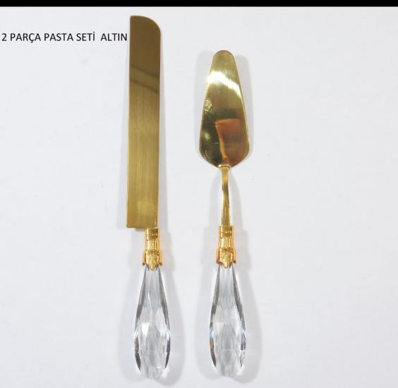 Damla 2’li Tamamen Gold Servis Seti