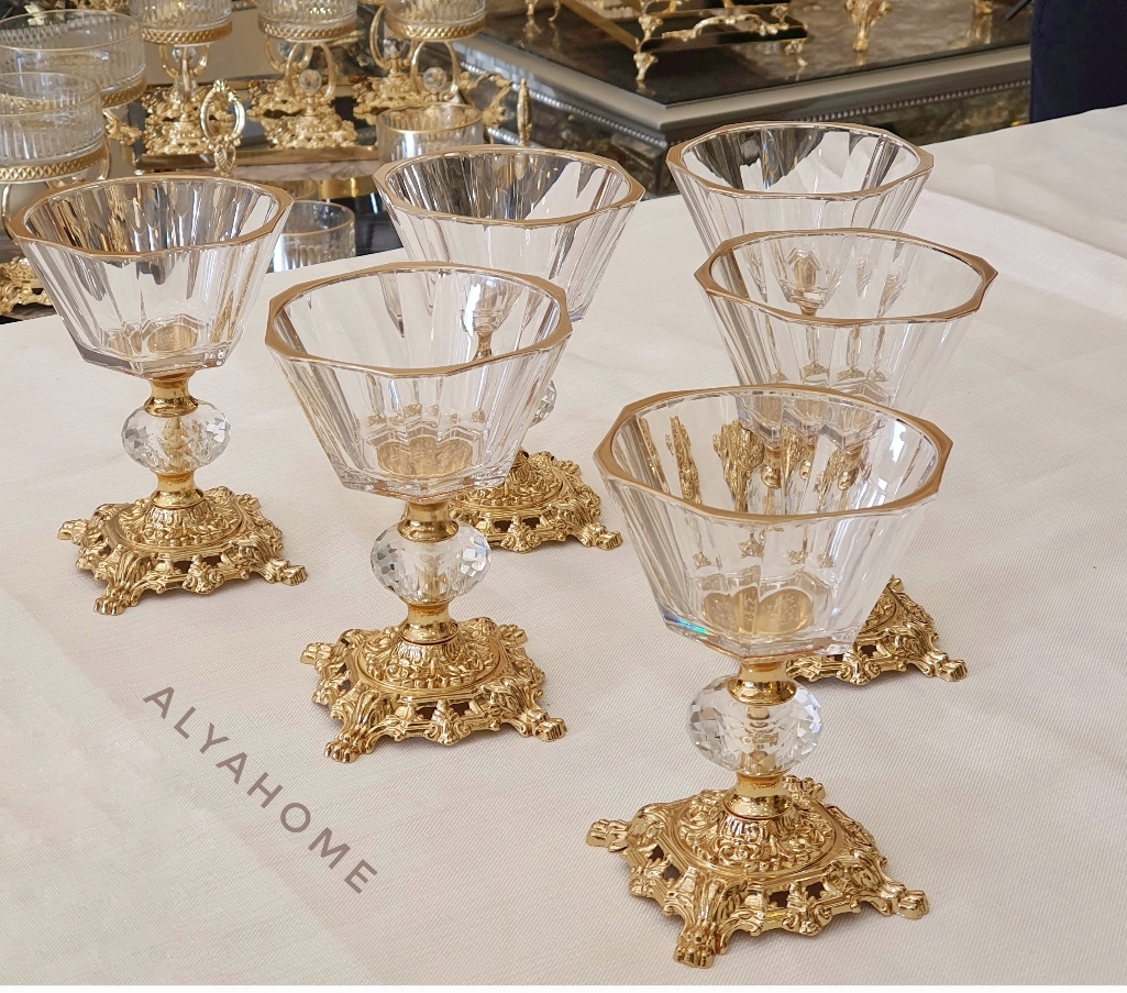 6’li set Gold Yaldızlı dondurma sunumluk