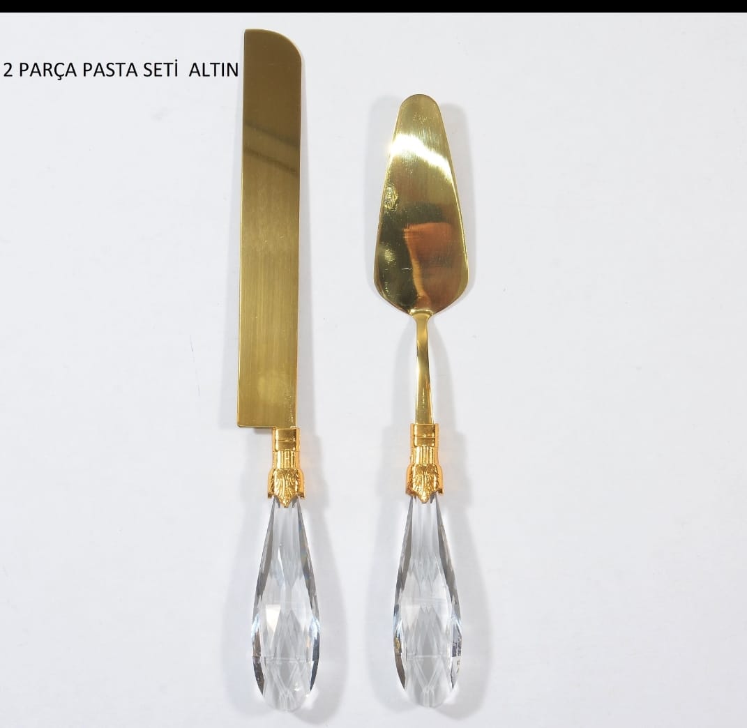 Damla 2’li Tamamen Gold Servis Seti
